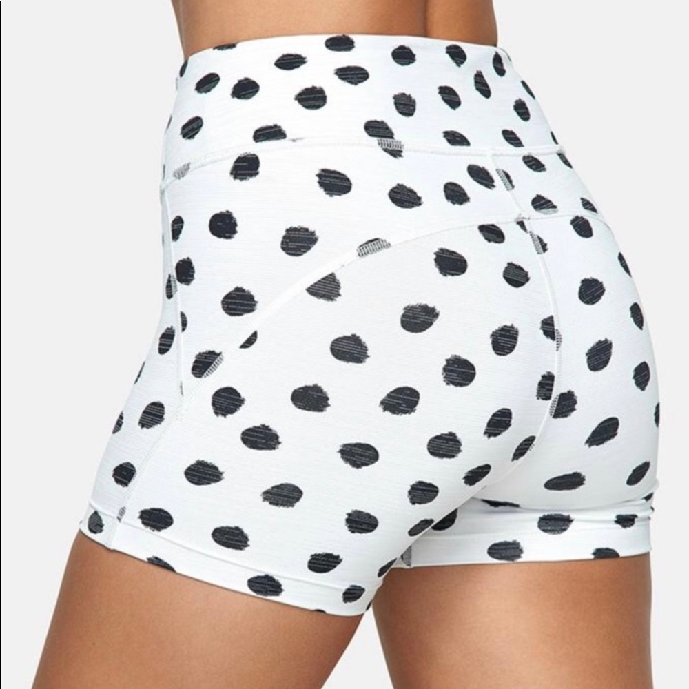 Outdoor Voices polka dot shorts